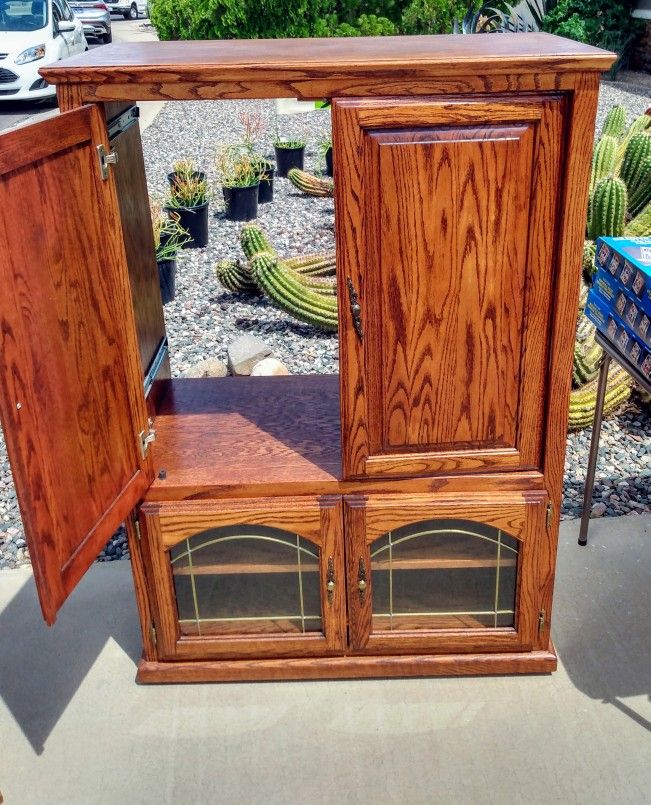 Armoire Wood Entertainment Center