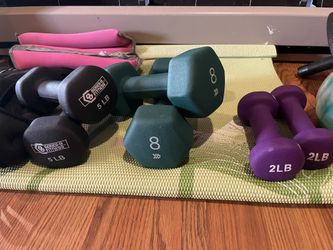 Hand Weights Bundle 2, 5, 8 Lbs 