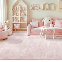 10x14 Pink Area Rug $140