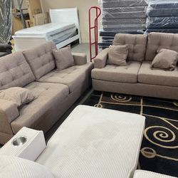 NEW SOFA & LOVESEAT / SILLONES 2 PIEZAS