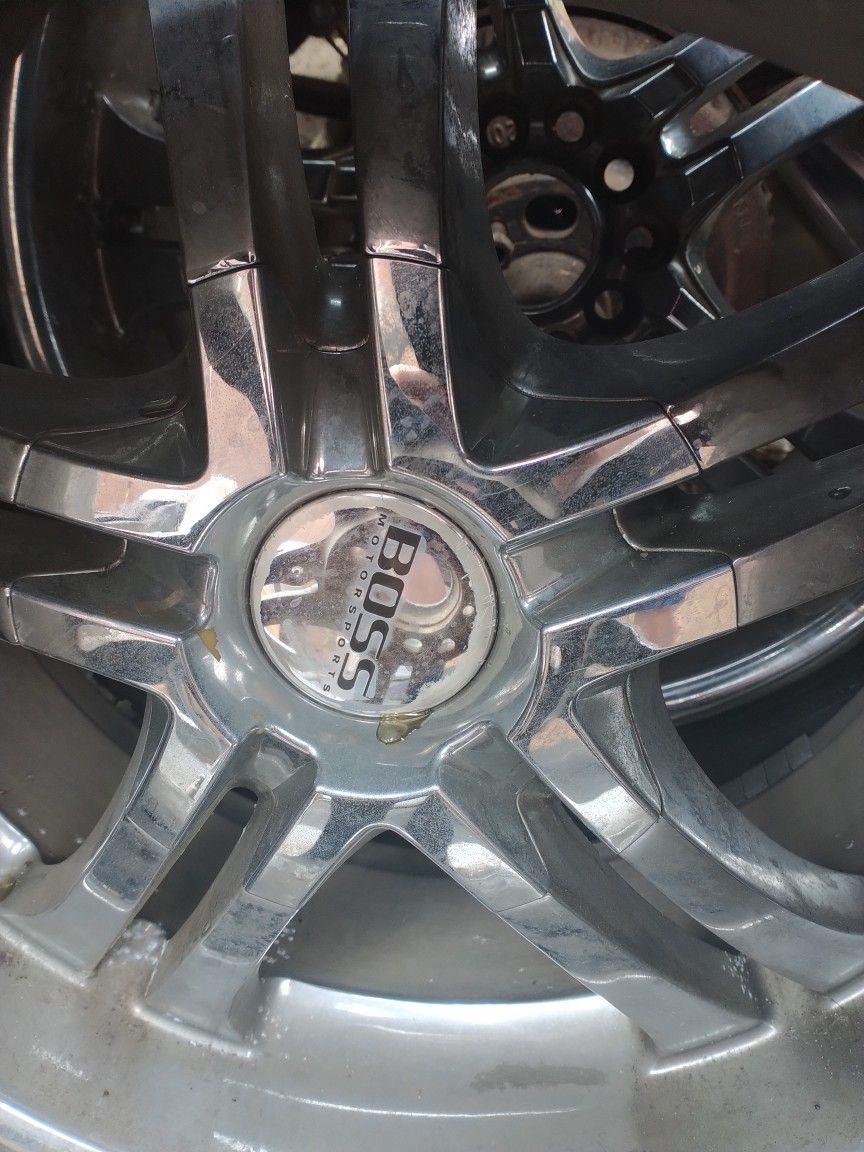 Boss Motorsports 20 Inch Chrome Wheels