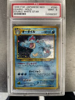 Japanese Pokemon 1999 Feraligatr #160 PSA 9 