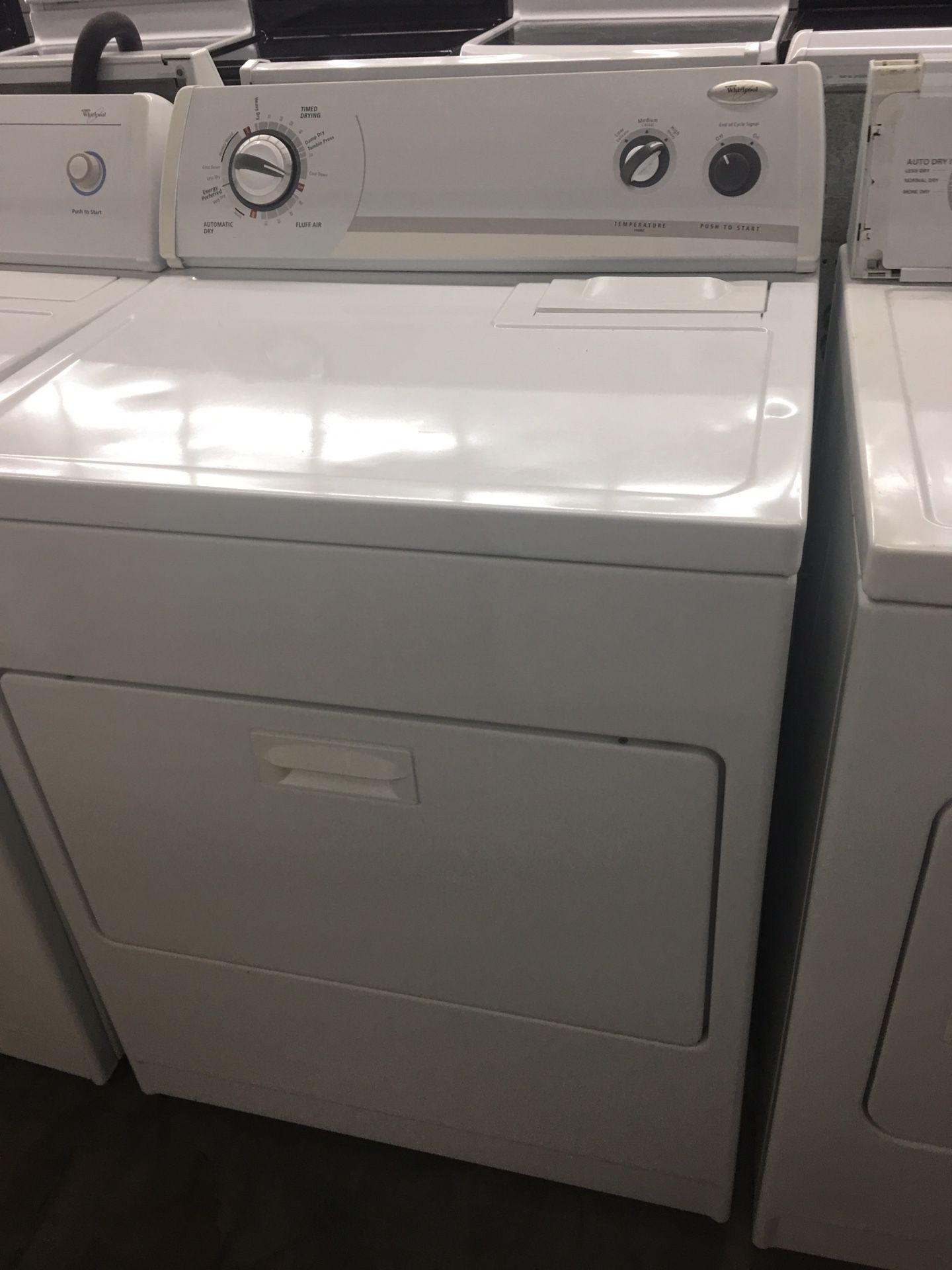 Whirlpool dryer with 5 month warranty