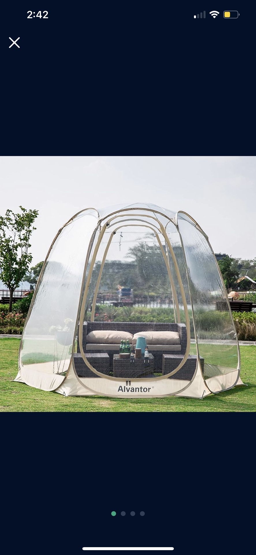 Alvantor Pop Up Bubble Tent