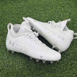 New Under Armor Spot Light White Football Cleats