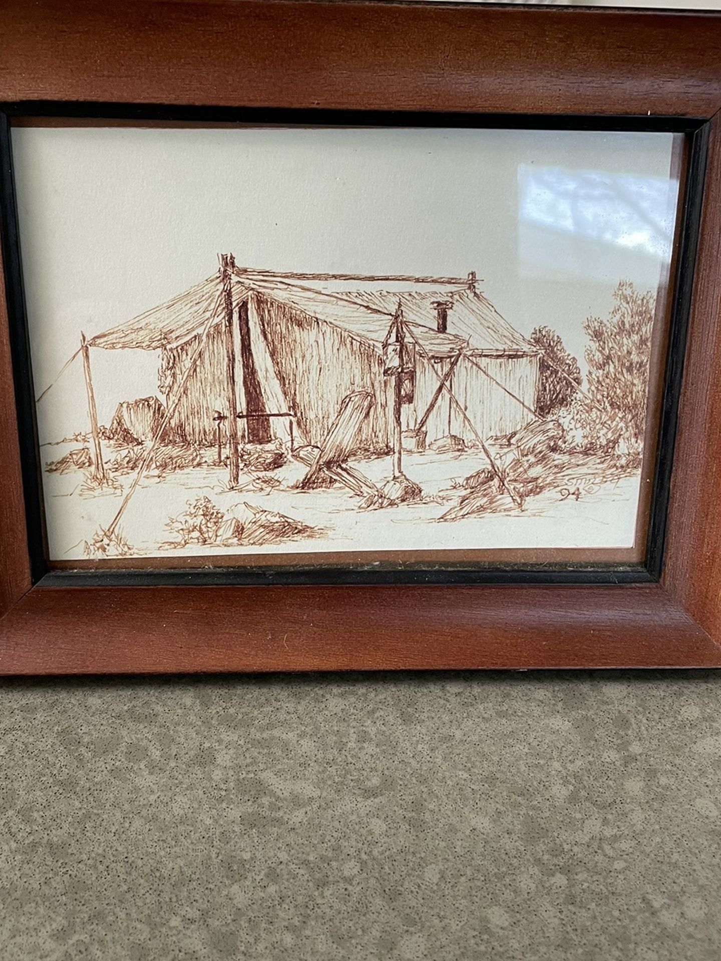 Drawing Of A Tent