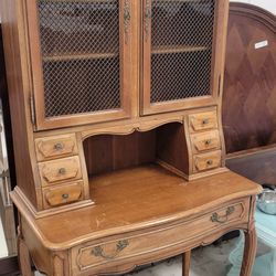 Vintage Thomasville Furniture French Provincial Camille Collection Secretary Desk