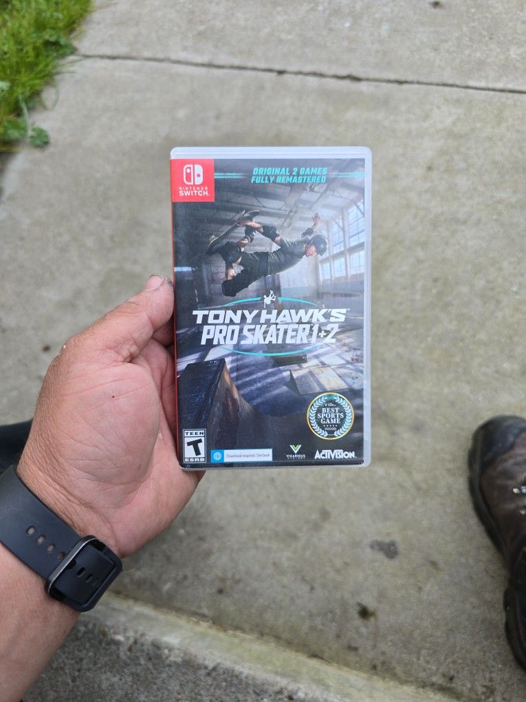 Nintendo Switch Tony Hawk pro skater 1 and 2.