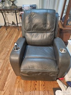 Recliner with massager