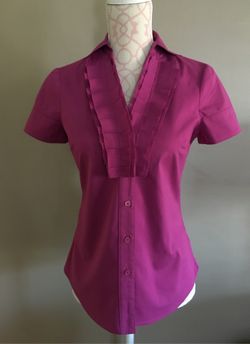 Express Fuchsia Blouse