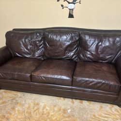 Genuine Leather Couch