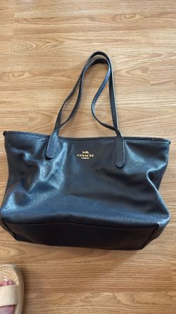 Navy coach handbag
