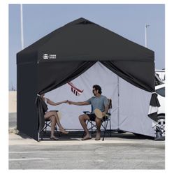 CROWN SHADES 10x10 Canopy Sidewalls (4pck) - Canopy Walls 10x10, Sidewalls for Canopy - Canopy Cover, Canopy Accessories, Black