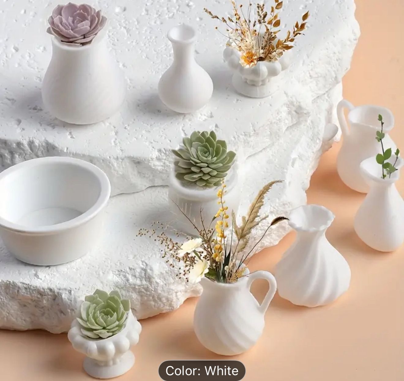 Bundle Of Miniature Dollhouse Crafts Vases