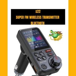 🐦‍🔥 SUPER FM WIRELESS TRANSMITTER BLUETOOTH 