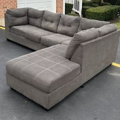 Grey Sectional Couch Set