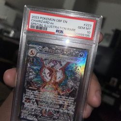 Charizard Ex Obsidian Flames Paw 10 Slab Graded Card 223 English
