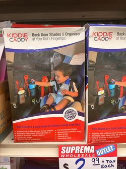Kiddie Caddy Back Door Shades & Organizer