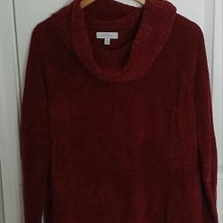 New Directions Cowlneck Pullover Sweater Size XL