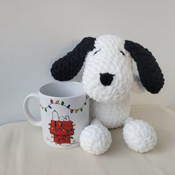 Snoopy Crochet Plushie & Mug Set