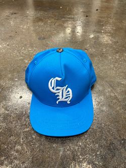 Chrome Heart Hat- Baby Blue