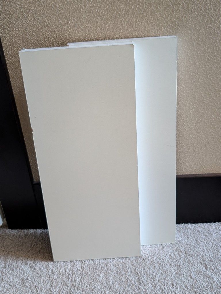 White Wall Shelf With Invisible Brackets