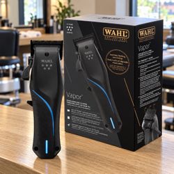Wahl Vapor Cordless Hair Clippers Barber Kit – New