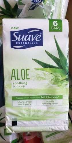 Suave Aloe Soap Bar (6 pack)