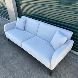 White Cream Foldout Bed Sofa 🛋️  FREE DELIVERY 🚚 
