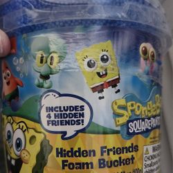 Spongebob Hidden Friends Foam Bucket Sealed Never Used 