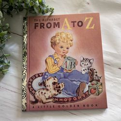 📕 The Little Golden Book Library • “The Alphabet From A to Z”