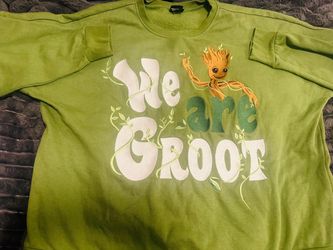 Marvel Guardians of the Galaxy  We Are Groot Army Green women’s pullover hoodie 2x