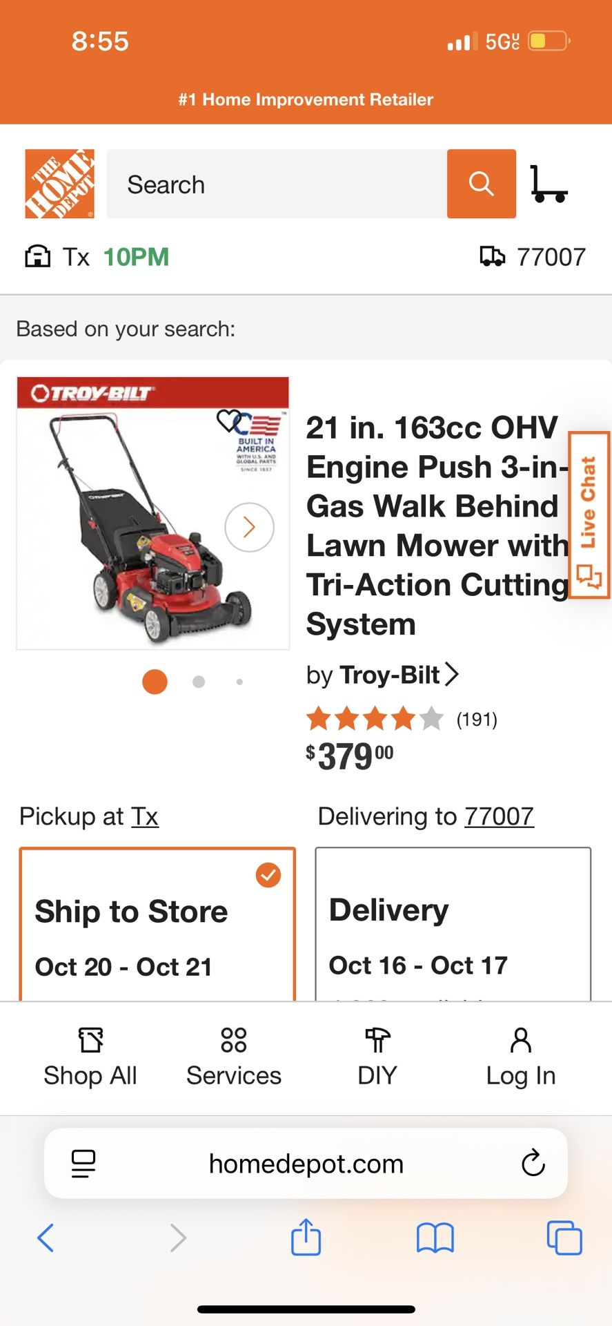 Mower And Weedeater