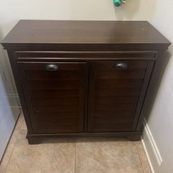Solid Wood Cabinet with Doors