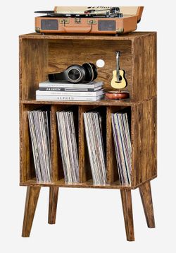 NIB - Lerliuo Record Player Stand, Brown Turntable Stand - $50 Cash Firm