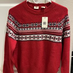 Levis Holiday Sweater (LOU FAIRISLE CREW)
