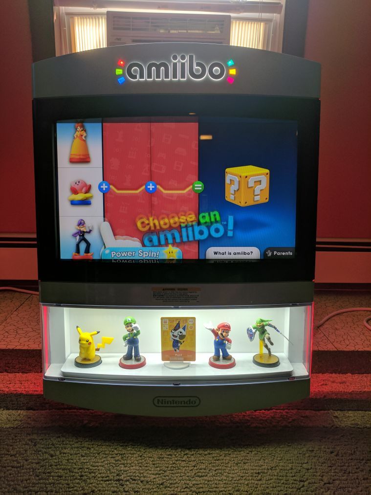 Amiibo retail kiosk