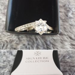 CZ Engagement Ring , Fashion Jewelry 