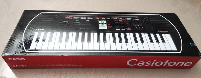 Casio Casiotone SA-81 – Compact Keyboard with 100 Tones & 50 Rhythms | Fun for Beginners | Great for Music Practice and Learning