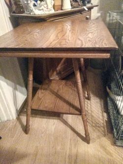Antique wood table