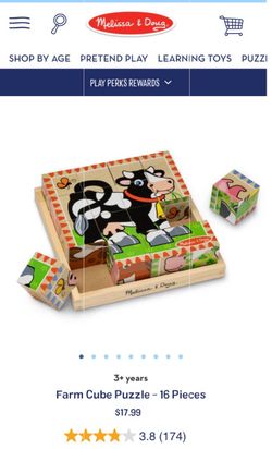 Melissa & Dough Farm Puzzle Cube