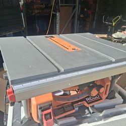 RIDGID
15 Amp 10 in. Portable Corded Jobsite Table Saw with Folding Stand