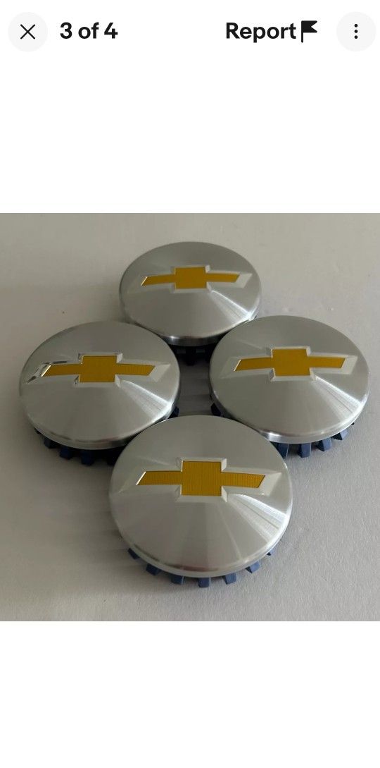 2025 Chevy Silverado Center Caps 3.25"