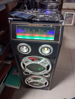 PYLE® dis jam 1000W, PSUFM1035A DJ SPEAKER w/ USB/SD & FM RADIO & BT FUNCTION