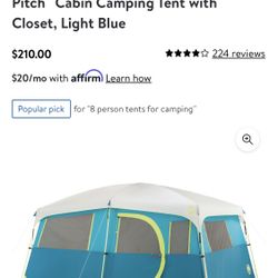 Coleman® 8-Person Tenaya Lake™ Fast Pitch™ Cabin