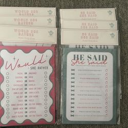 Bridal party Game