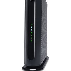 MOTOROLA MG7540 16x4 Cable Modem Plus AC1600 Dual Band Wi-Fi Gigabit Router with DFS, 686 Mbps Maximum DOCSIS 3.0 - Approved by Comcast Xfinity, Cox, 