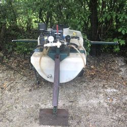 60 Gallon 5 Nozzle Trailer Sprayer 