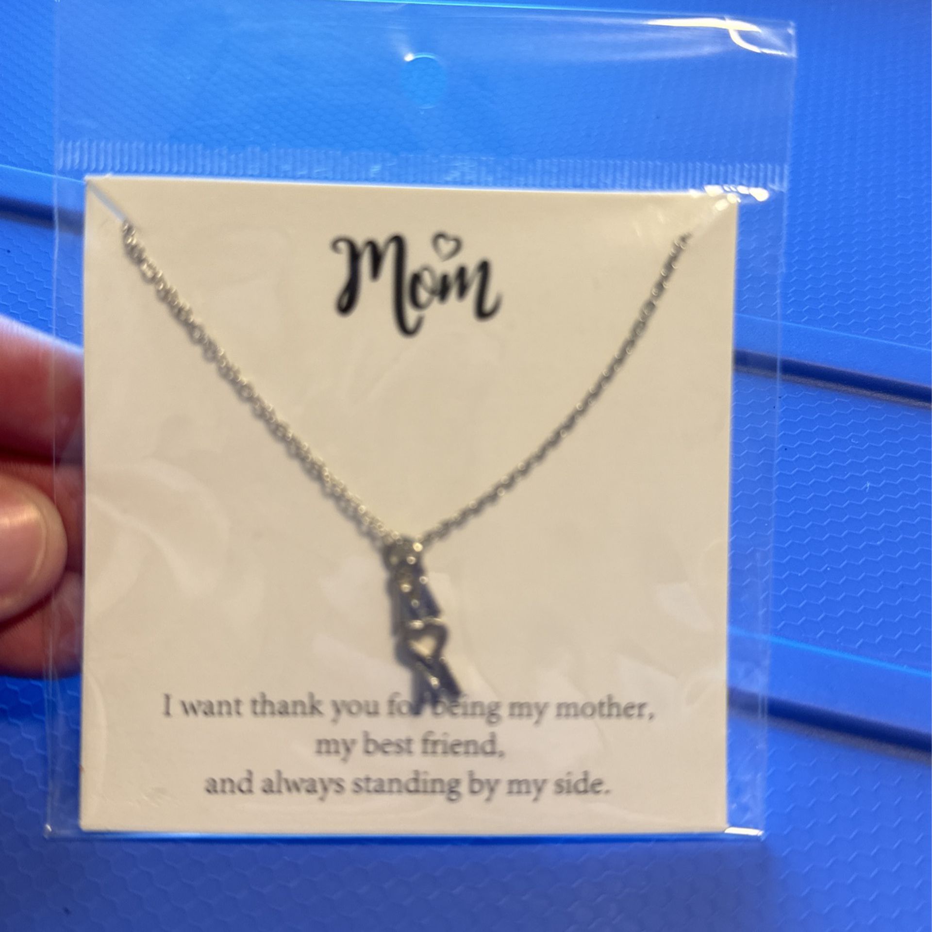 Mom Silver Necklace 