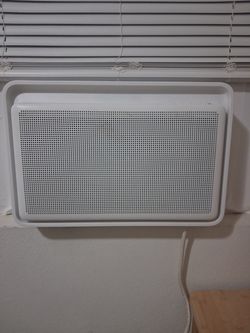 White Window Air Conditioner Unit